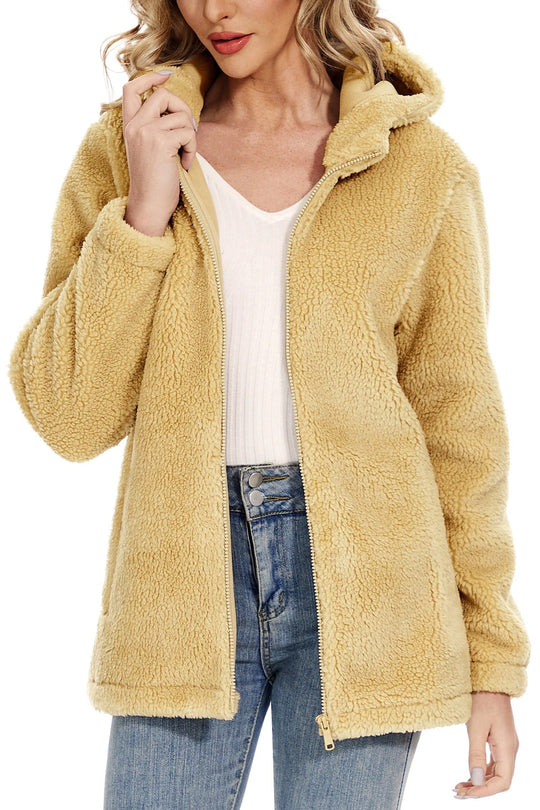 R&B | Fleecejacke für Frauen mit Kapuze