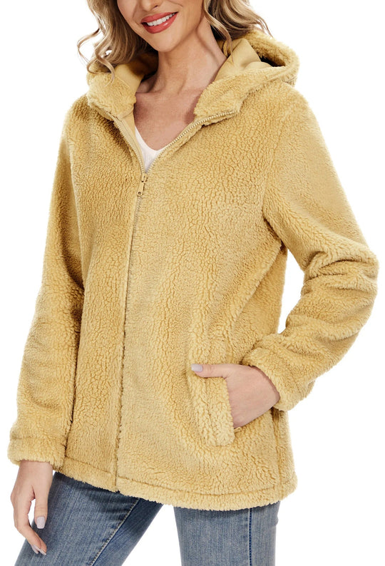 R&B | Fleecejacke für Frauen mit Kapuze