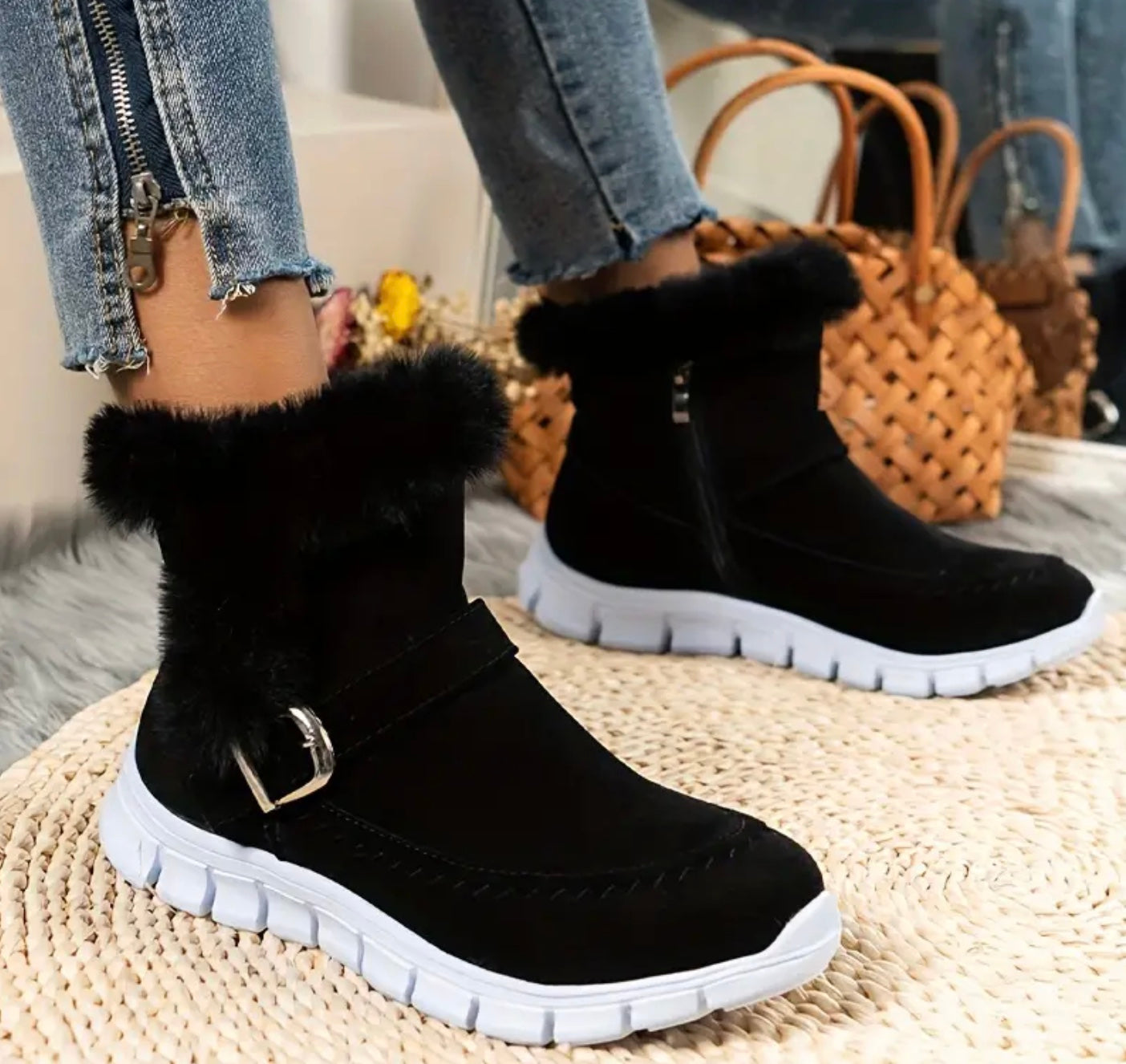 R&B | Stiefelette mit Kuscheligem Futter für Frauen