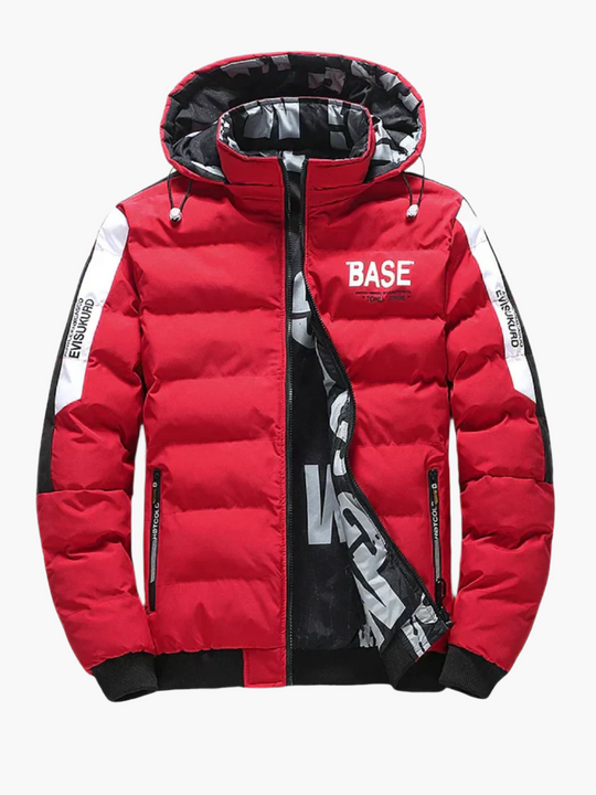 R&B | Winter Steppjacke Urban Streetstyle Kapuze - Modische Outdoorjacke für Alltag & Freizeit