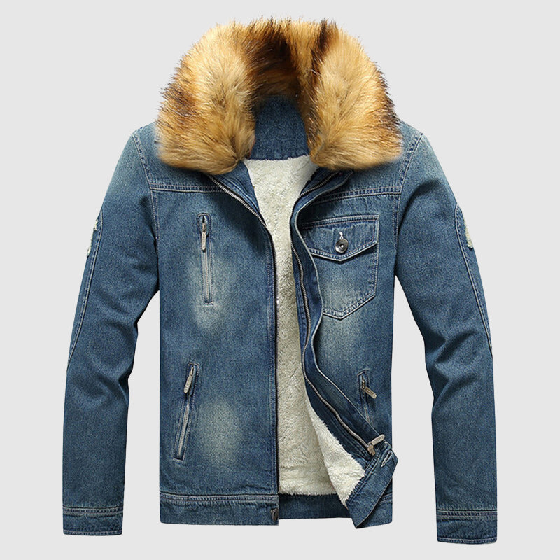 R&B | Hardy Besetzte Denimjacke