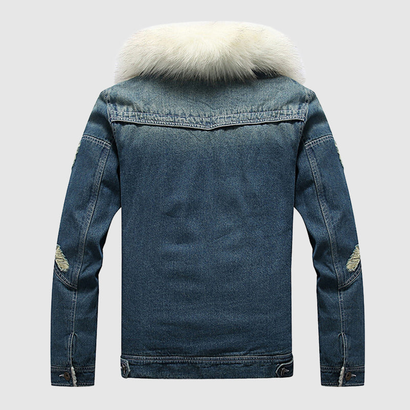 R&B | Hardy Besetzte Denimjacke