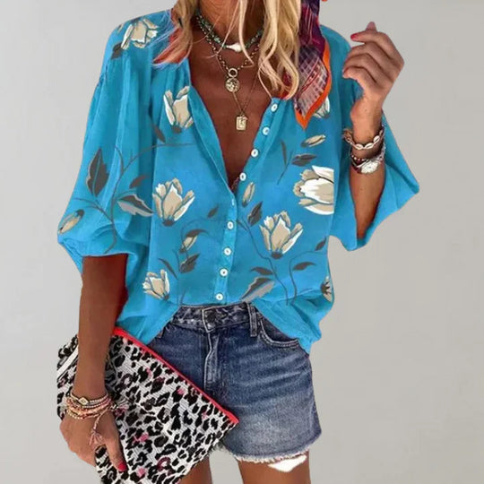 R&B | Trendy Blumendbluse
