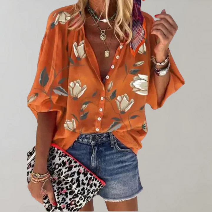 R&B | Trendy Blumendbluse