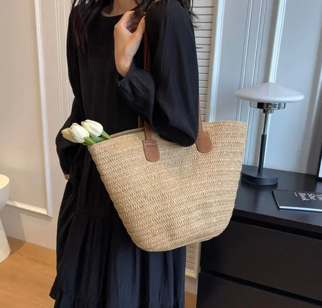 R&B | Strandtasche aus Stroh