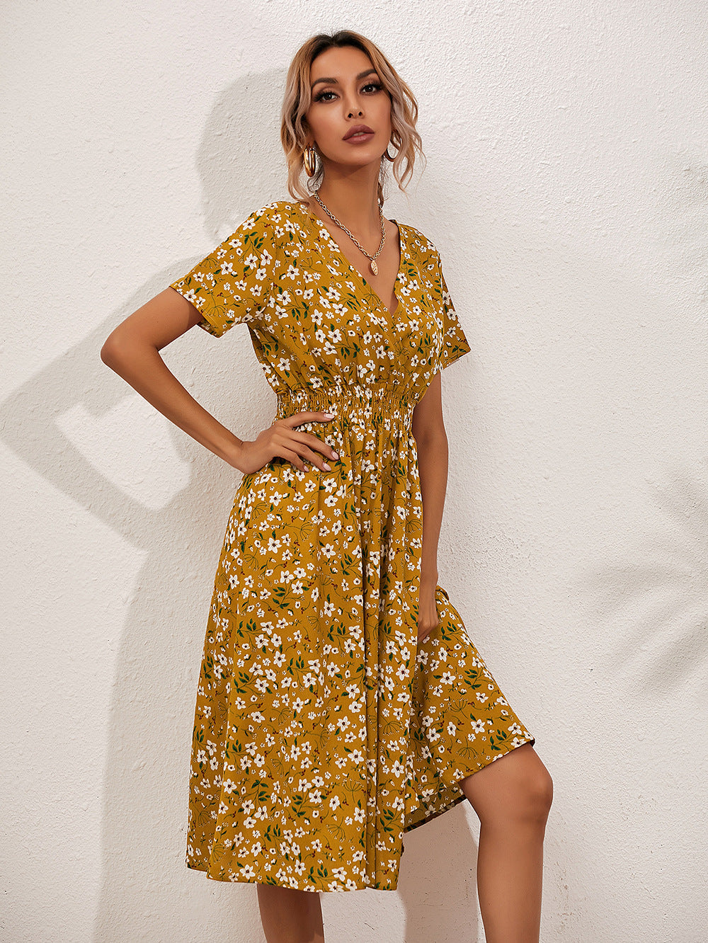 R&B | Floral Elegante Sommerkleider Damen