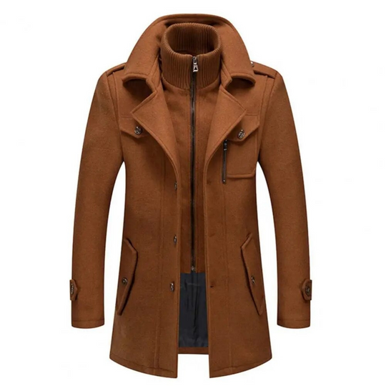 R&B | Modische Doppelkragenjacke Für Männer