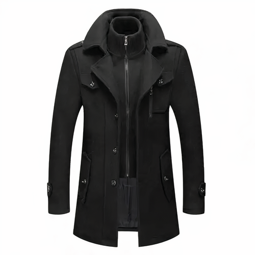 R&B | Modische Doppelkragenjacke Für Männer
