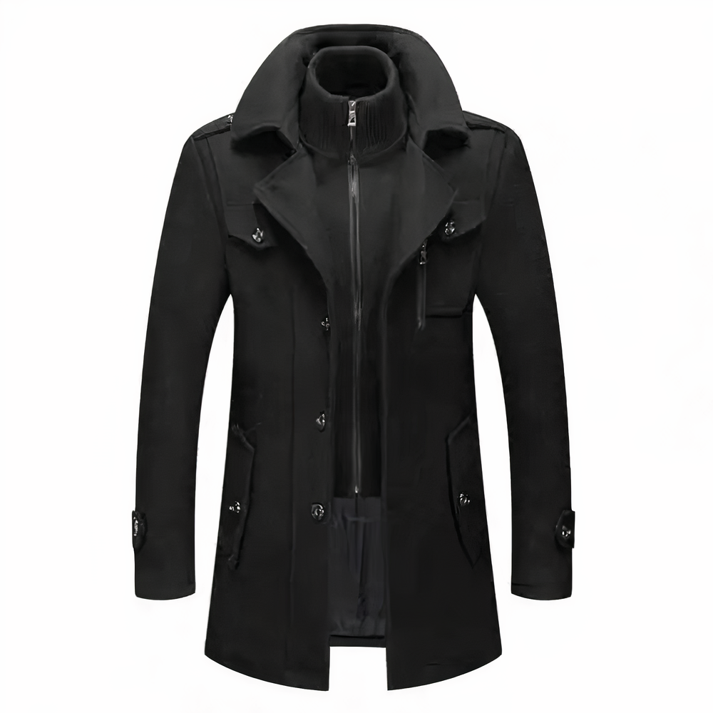 R&B | Doppelkragen Trend Herrenjacke
