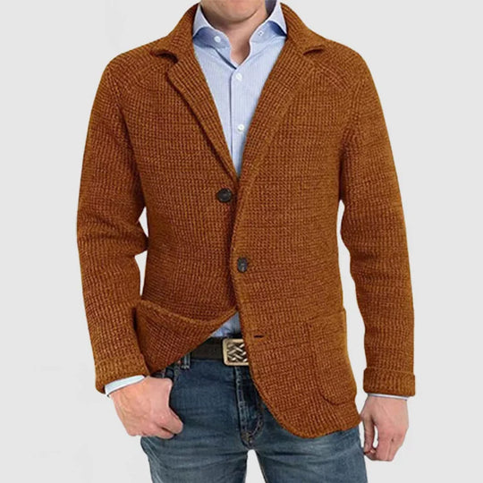 R&B | Herren Strickblazer mit zwei Knöpfen