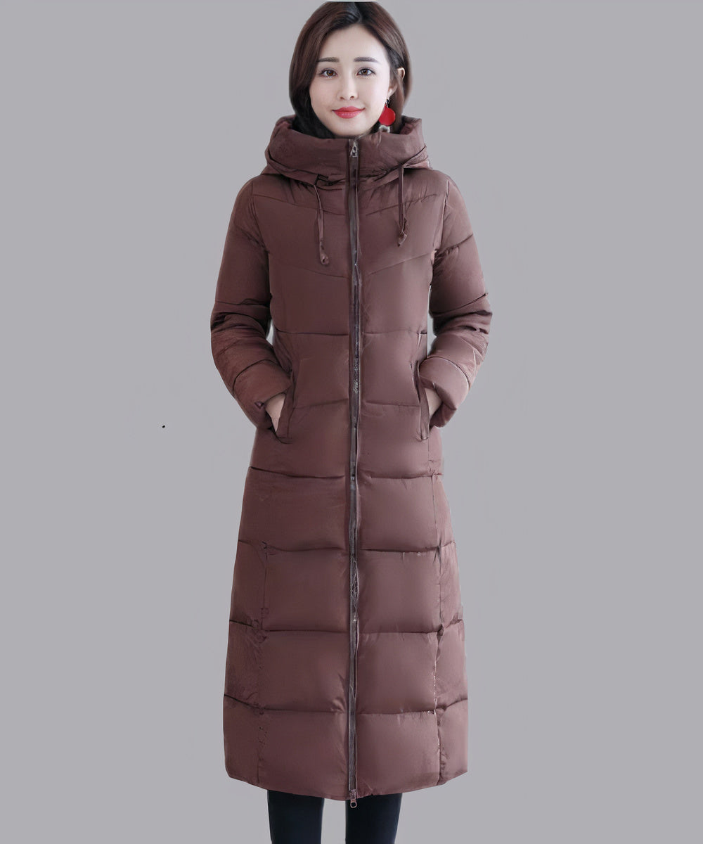 R&B | Lange Winter Baumwolljacke Mittellang Dicke Daunenjacke