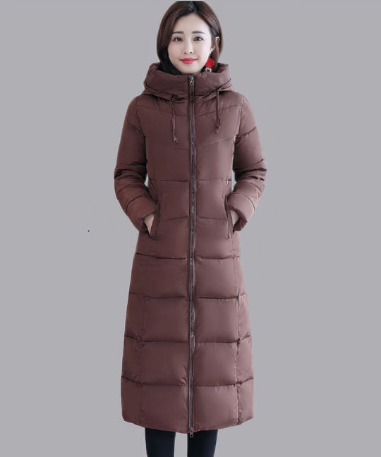 R&B | Lange Winter Baumwolljacke Mittellang Dicke Daunenjacke