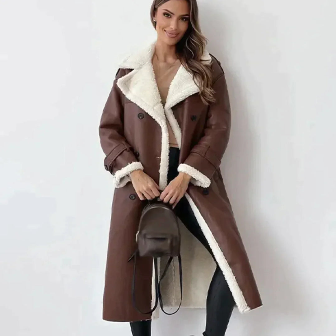 R&B | Lederjacke mit Gürtel