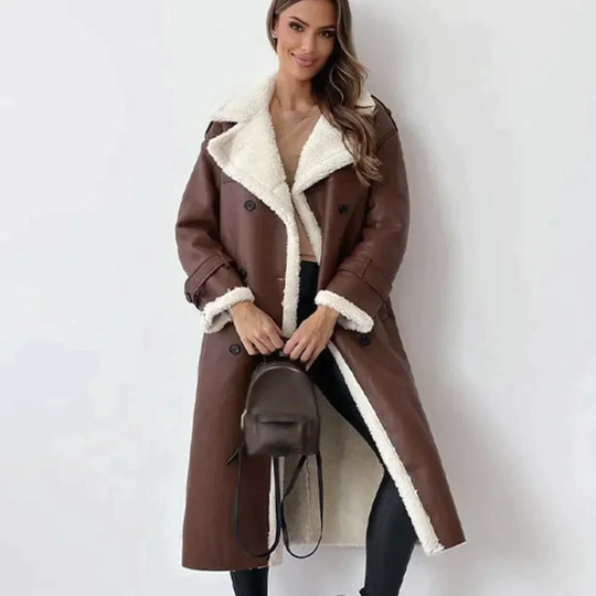 R&B | Lederjacke mit Gürtel