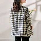 R&B | Stilvolle Weinlese Tweed Jacke