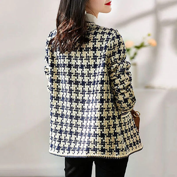R&B | Stilvolle Weinlese Tweed Jacke