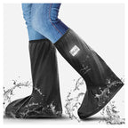 Galoschen Schuhüberzüge - Wasserdicht - Schwarz - Stiefelüberzüge - Regenschutz für Schuhe R&B