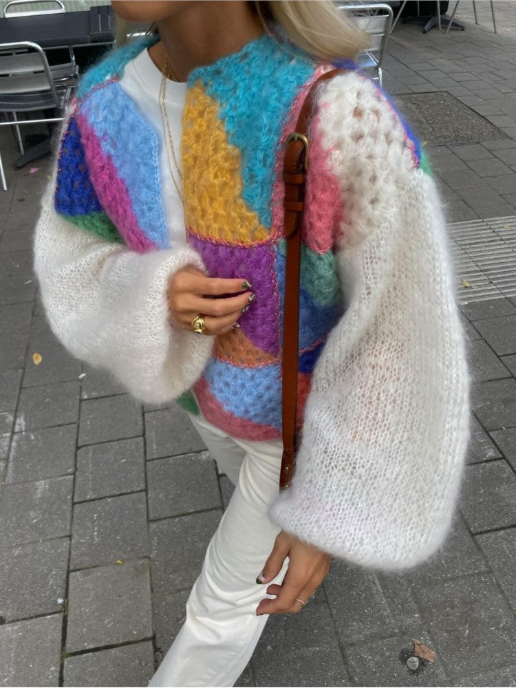R&B | Weste Warm Offen Grobstrickweste Strickmode für Damen