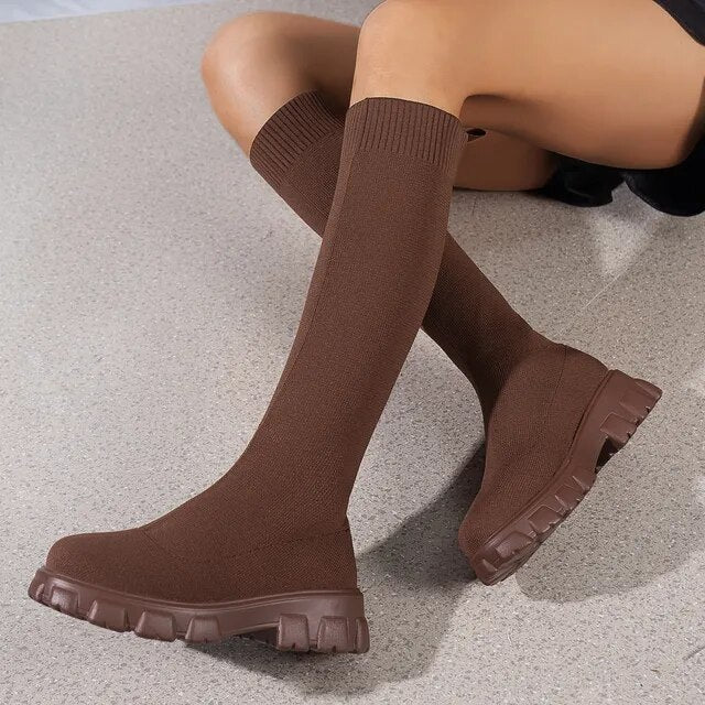 R&B | Moderne Stretch Stiefeletten