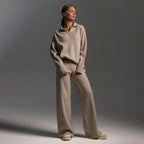 R&B | Damen-Loungewear-Set - Oversized Sweatshirt und lockere Hose