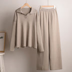 R&B | Damen-Loungewear-Set - Oversized Sweatshirt und lockere Hose