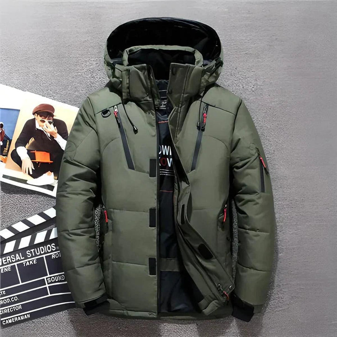 R&B | Winterjacke mit Kapuze - Wasserabweisende Jacke