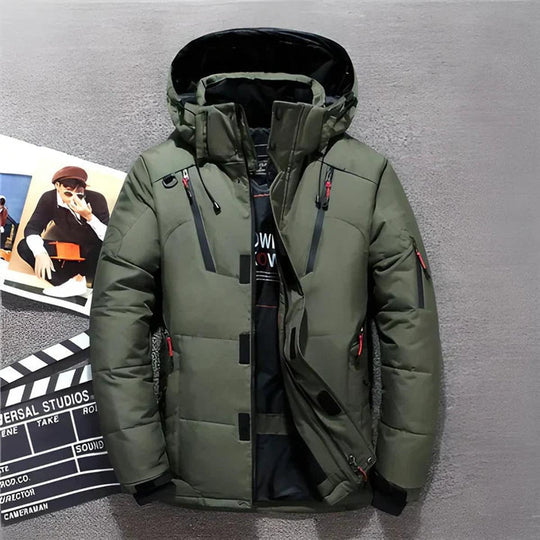R&B | Winterjacke mit Kapuze - Wasserabweisende Jacke