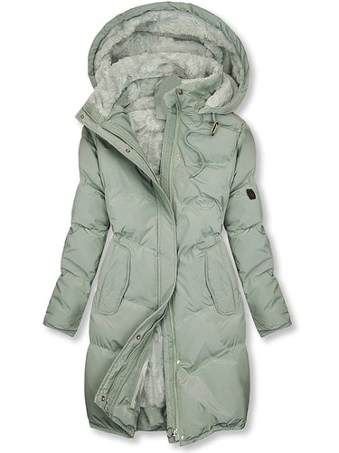 R&B | Lange Damenjacke Winter Stylische Damenjacke