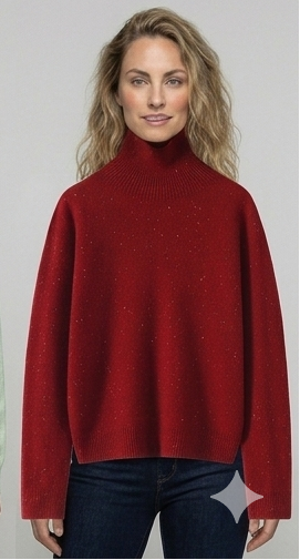 Eleganter Rollkragenpullover Damen | R&B