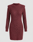 Elegantes Figurbetontes Strick Midikleid | R&B