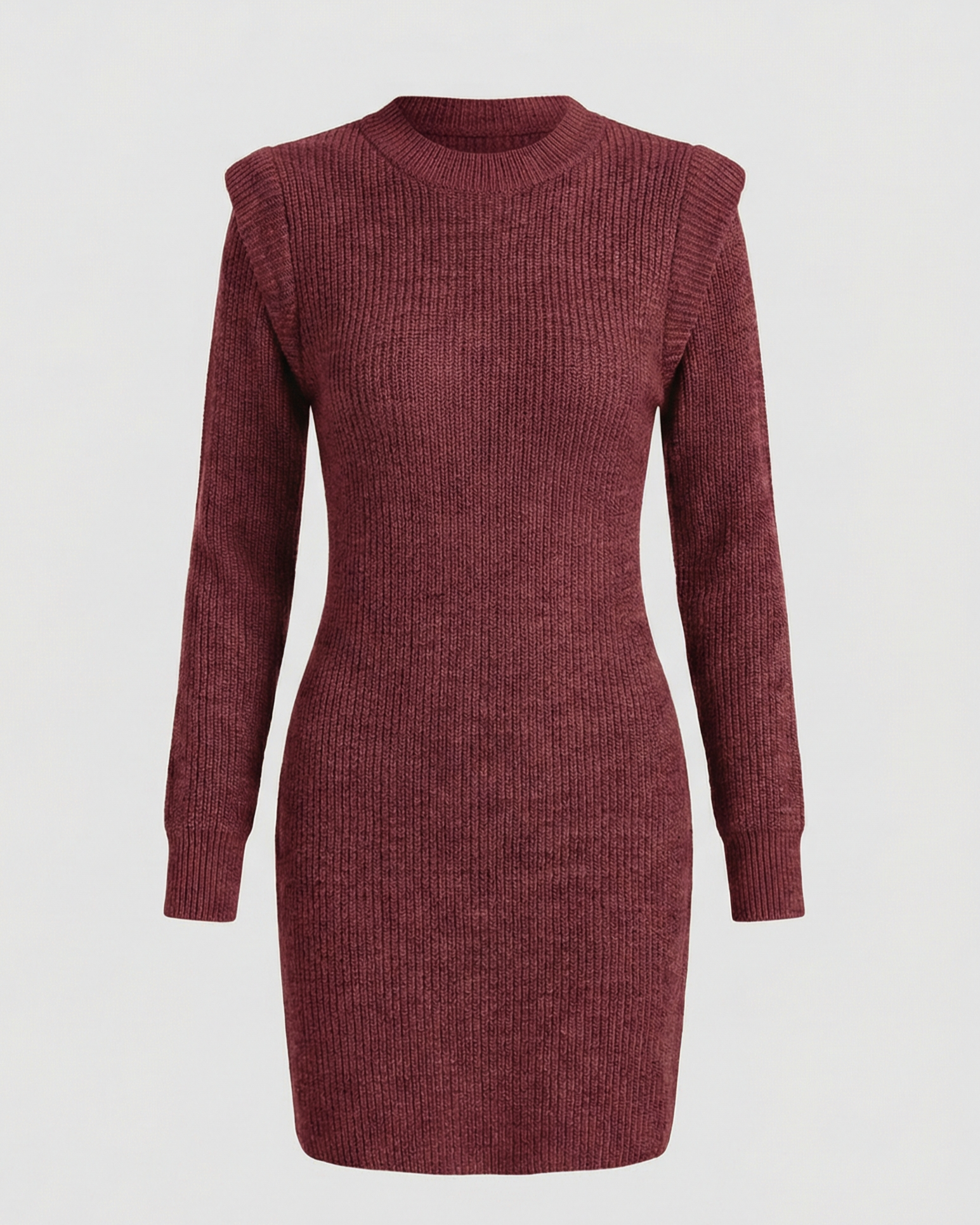 Elegantes Figurbetontes Strick Midikleid | R&B