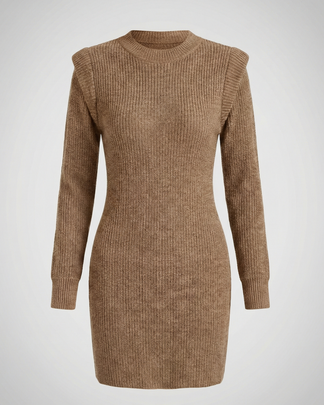 Elegantes Figurbetontes Strick Midikleid | R&B