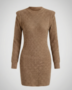 Elegantes Figurbetontes Strick Midikleid | R&B