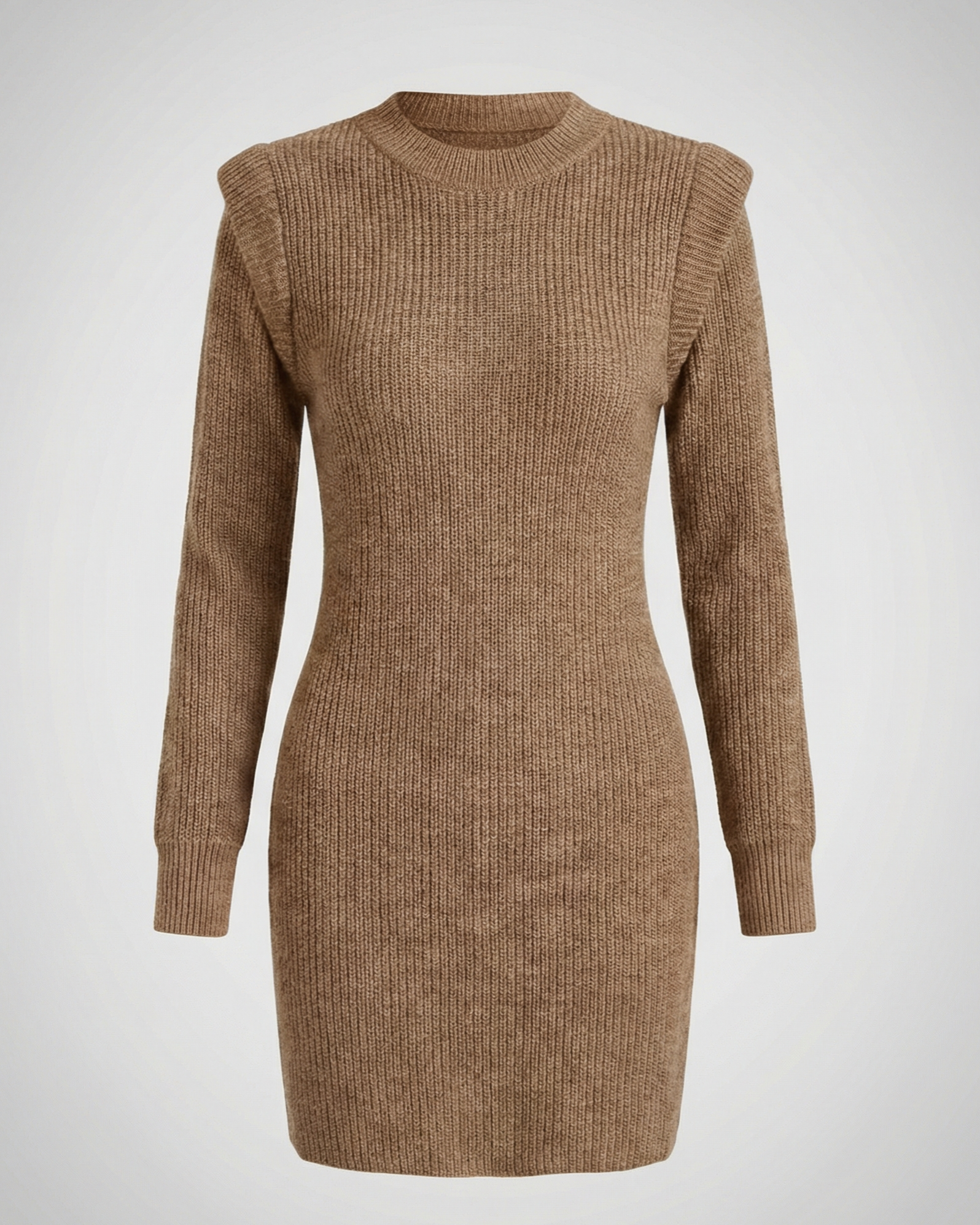 Elegantes Figurbetontes Strick Midikleid | R&B