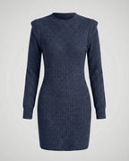 Elegantes Figurbetontes Strick Midikleid | R&B