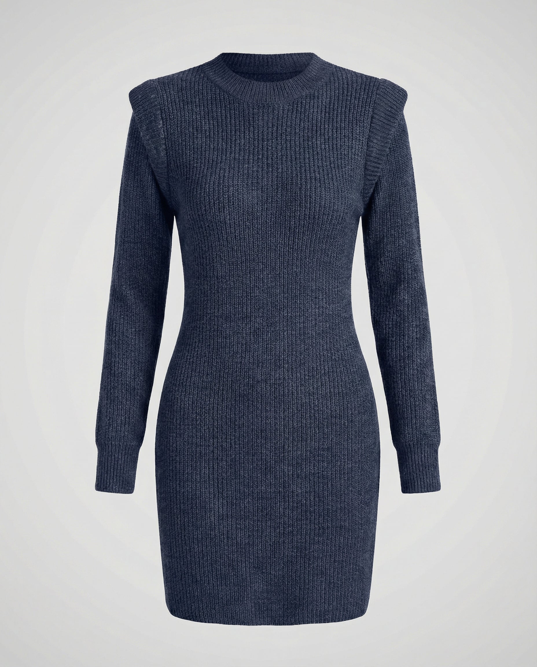 Elegantes Figurbetontes Strick Midikleid | R&B