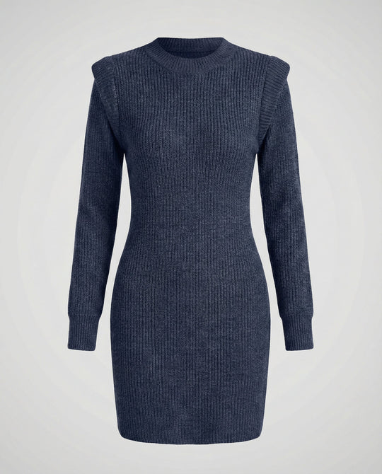 Elegantes Figurbetontes Strick Midikleid | R&B