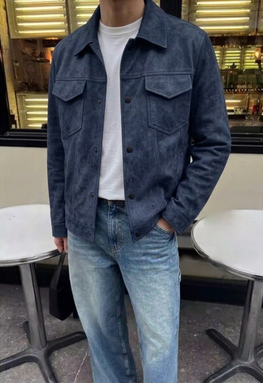R&B | Vintage-Wildlederjacke