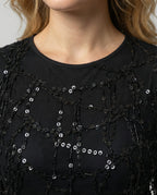 Elegantes Fransen Paillettenkleid Damen | R&B
