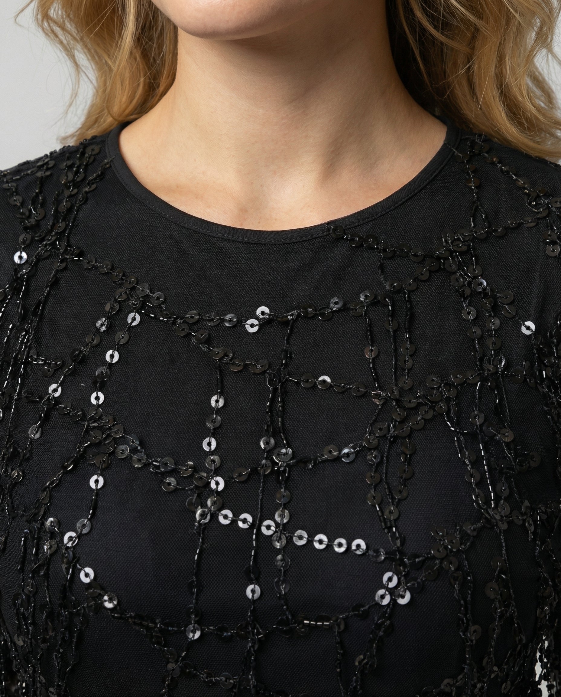 Elegantes Fransen Paillettenkleid Damen | R&B