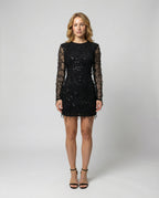 Elegantes Fransen Paillettenkleid Damen | R&B