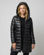 Damen Ultraleichte Daunenjacke mit Kapuze | R&B