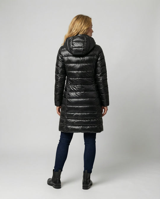 Damen Ultraleichte Daunenjacke mit Kapuze | R&B