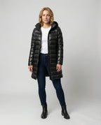 Damen Ultraleichte Daunenjacke mit Kapuze | R&B