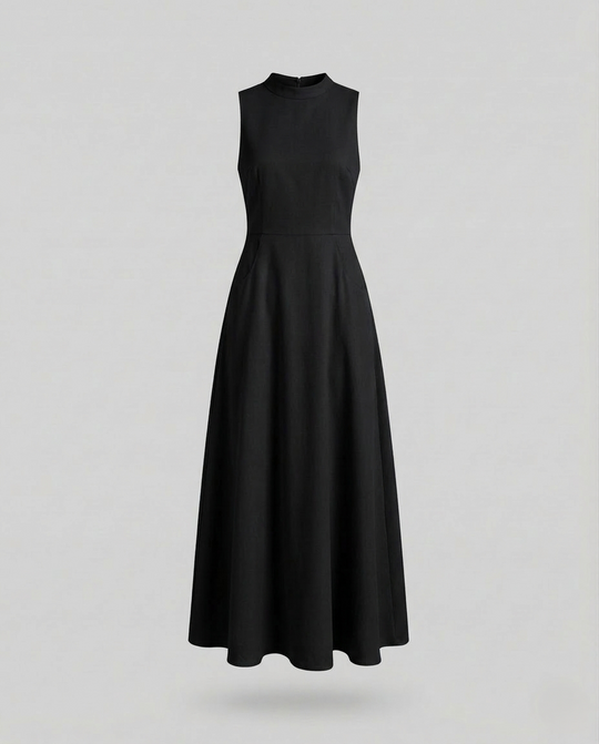 Damen Ärmelloses Maxikleid mit Rippoberteil