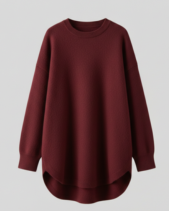 R&B | Pullover - Damen Herbst Mid-Length Oversized Pullover