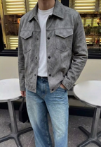 R&B | Vintage-Wildlederjacke
