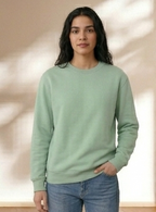 Damen lässiges Sweatshirt mit breiten Schultern und weichem Innenfutter