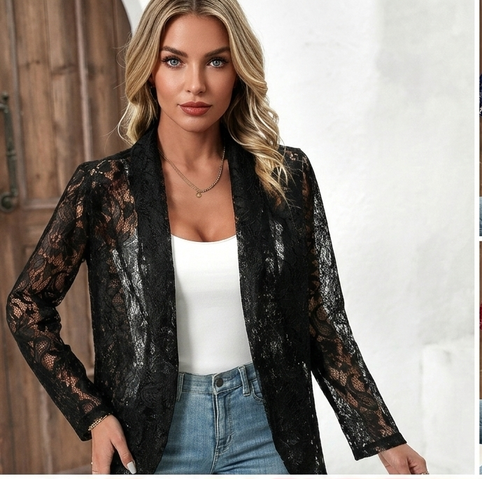 R&B | Blazer aus Spitze