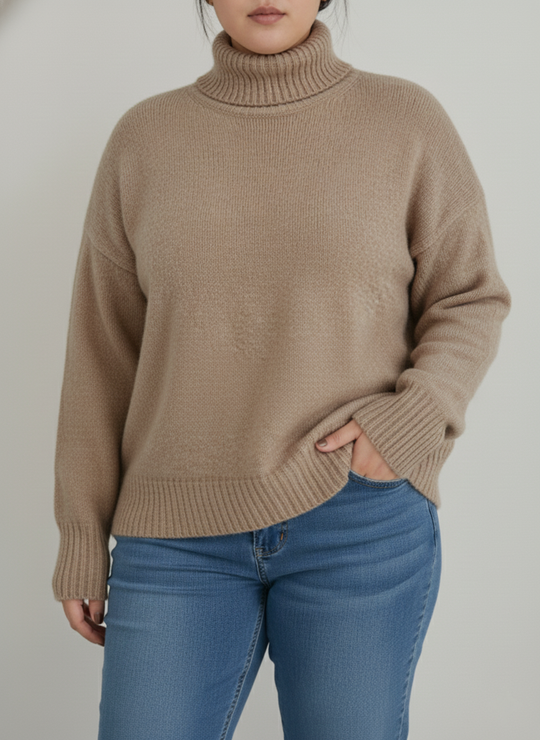 R&B | Damen Rollkragenpullover Große Größen